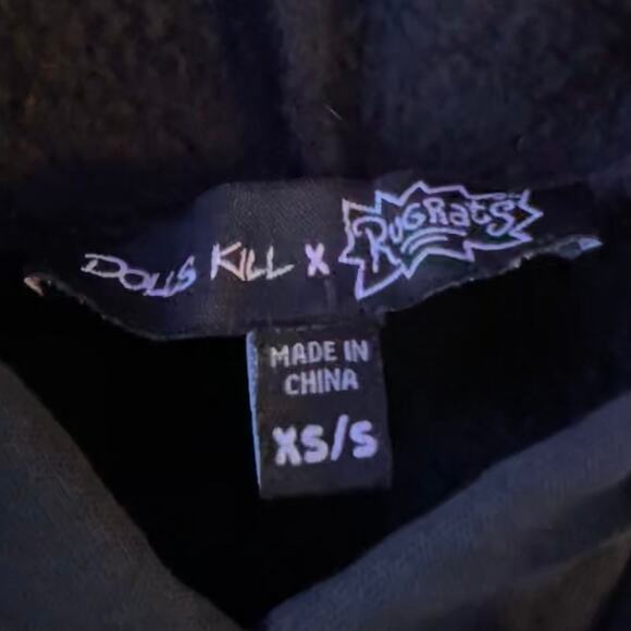 Dolls Kill x Rugrats Hoodie Oversized Graphic Kidcore Unisex - Picture 6 of 9